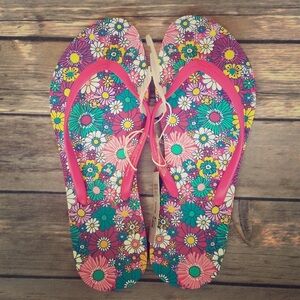 Floral sandals